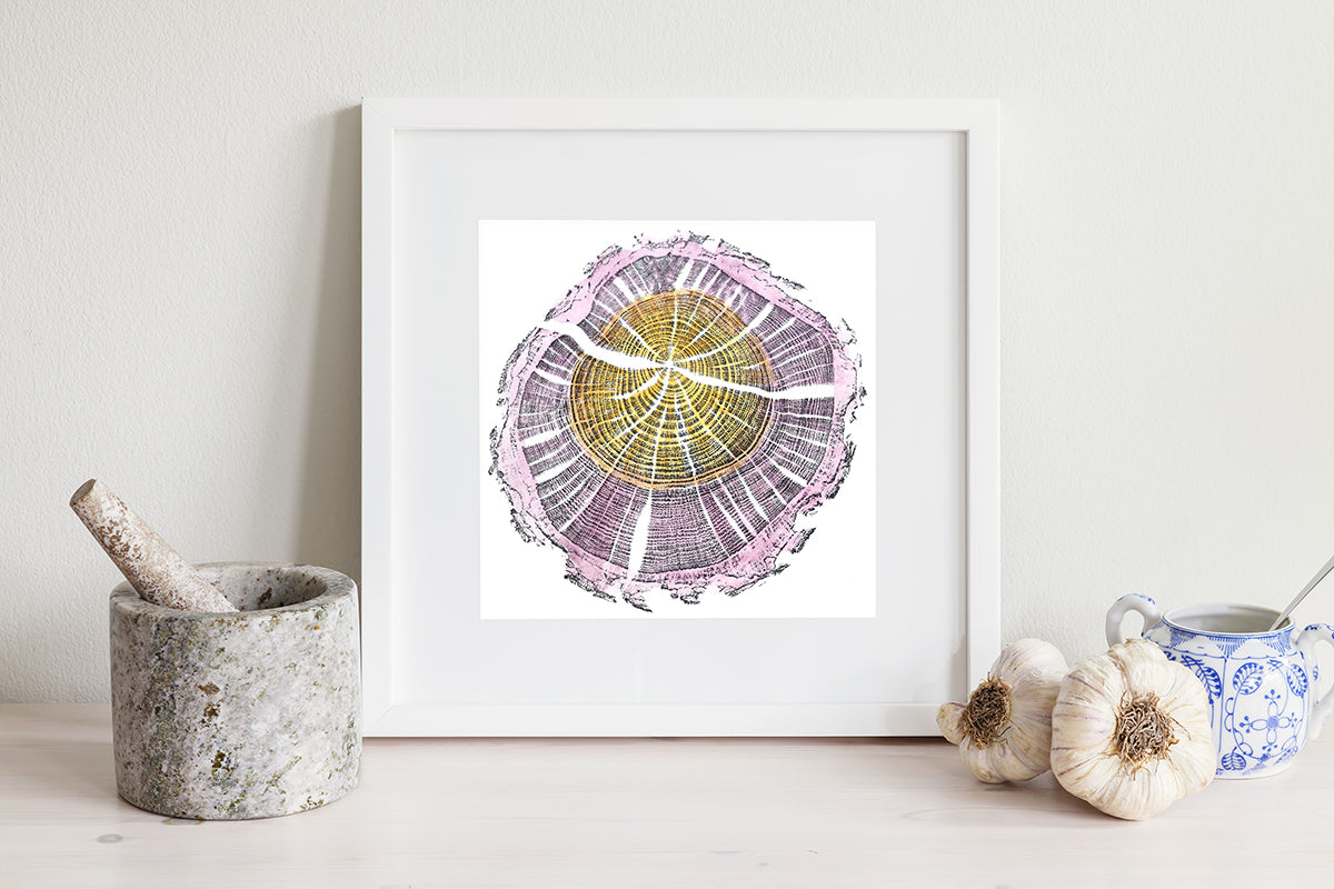 Shona Branigan Tree ring print Caxton Damson (small)
